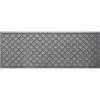 Aqua Shield Cordova Medium Grey 22 in. x 60 in. PET Polyester Door Mat by Bungalow Flooring