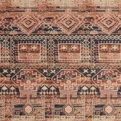 Layla Mocha/Blush 1 ft. 6 in. x 1 ft. 6 in. Sample Traditional Polyester Area Rug by LOLOI II -Bungalow Flooring Store mocha blush loloi ii area rugs layllay 14mcbh160s 40 1000