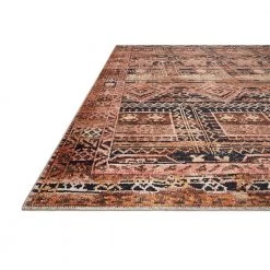 Layla Mocha/Blush 7 ft. 6 in. x 9 ft. 6 in. Traditional 100% Polyester Runner Rug by LOLOI II -Bungalow Flooring Store mocha blush loloi ii area rugs layllay 14mcbh7696 e1 1000