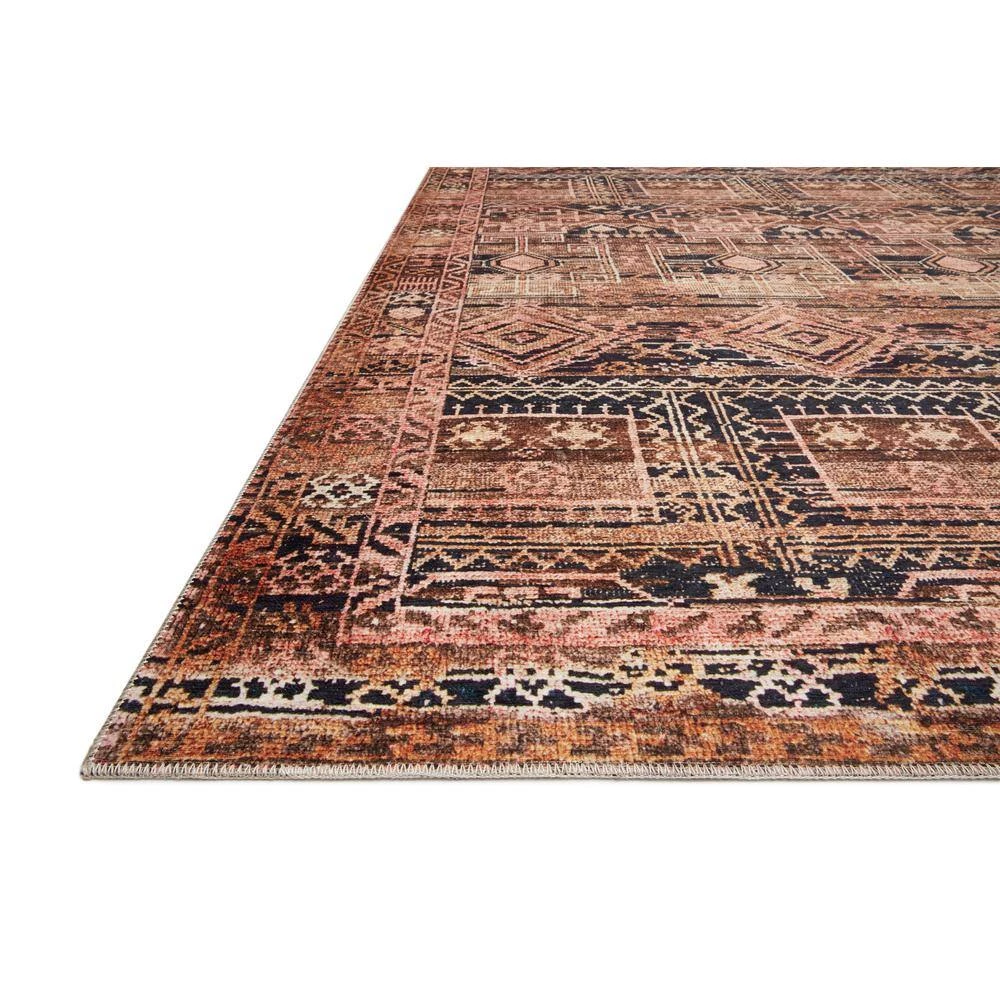 Layla Mocha/Blush 9 ft. x 12 ft. Traditional 100% Polyester Area Rug by LOLOI II 2 Layla Mocha/Blush 9 ft. x 12 ft. Traditional 100% Polyester Area Rug by LOLOI II - Image 2