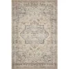 Hathaway Multi/Ivory 9 ft. x 12 ft. Traditional 100% Polyester Pile Area Rug by LOLOI II