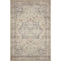 Hathaway Multi/Ivory 9 ft. x 12 ft. Traditional 100% Polyester Pile Area Rug by LOLOI II