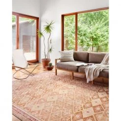 Layla Natural/Spice 2 ft. 3 in. x 3 ft. 9 in. Traditional 100% Polyester Area Rug by LOLOI II -Bungalow Flooring Store natural spice loloi ii area rugs layllay 16nasq2339 31 1000