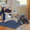Richmond Weave 3 ft. x 4 ft. Desk Chair Mat - Navy by Bungalow Flooring