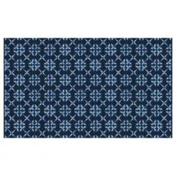 FlorArt Caxton 34 in. x 58 in. Low Profile Rubber Backed Kitchen Mat by Bungalow Flooring