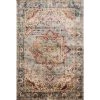 Isadora Oatmeal/Multi 8 ft. x 10 ft. Transitional 100% Polypropylene Pile Area Rug by LOLOI II