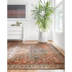 Layla Ocean/Multi 2 ft. 6 in. x 12 ft. Traditional 100% Polyester Runner Rug by LOLOI II -Bungalow Flooring Store ocean multi loloi ii area rugs layllay 05ocml26c0 31 1000