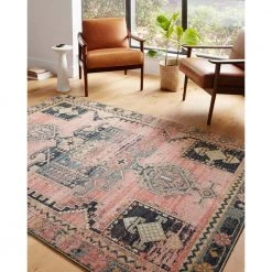 Jocelyn Rose/Rose 7 ft. 10 in. x 10 ft. Transitional 100% Polypropylene Pile Area Rug by LOLOI II -Bungalow Flooring Store rose rose loloi ii area rugs jocejoc 06roro7aa0 31 1000