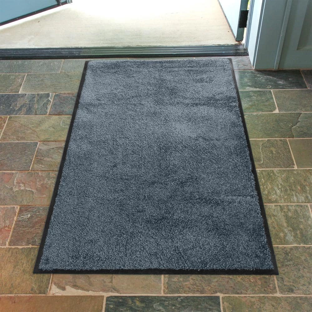 Dirt Stopper Supreme 36 in. x 60 in. Door Mat Slate Grey by Bungalow Flooring 2 Dirt Stopper Supreme 36 in. x 60 in. Door Mat Slate Grey by Bungalow Flooring - Image 2