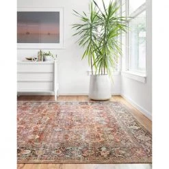 Layla Spice/Marine 9 ft. x 12 ft. Traditional 100% Polyester Area Rug by LOLOI II -Bungalow Flooring Store spice marine loloi ii area rugs layllay 02sqnn90c0 31 1000