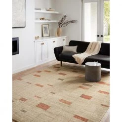 Bowery Tangerine/Taupe 7 ft. 10 in. x 10 ft. Contemporary Polypropylene Pile Area Rug by LOLOI II -Bungalow Flooring Store tangerine taupe loloi ii area rugs bowebow 02tgta7aa0 31 1000