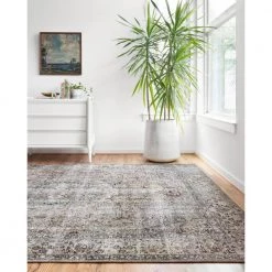 Layla Taupe/Stone 1 ft. 6 in. x 1 ft. 6 in. Sample Traditional Polyester Area Rug by LOLOI II -Bungalow Flooring Store taupe stone loloi ii area rugs layllay 06tasn160s 31 1000